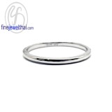 แหวนทองคำขาว แหวนเกลี้ยง แหวนแต่งงาน  -  R1359WG-9K
